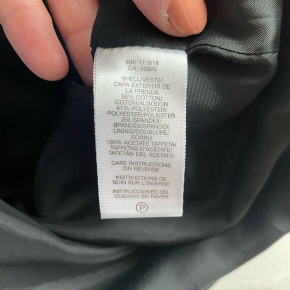 Michael Kors Dress Black Sheath White Trim Women’s 10 Mini Short Designer Jackie - Picture 8 of 16